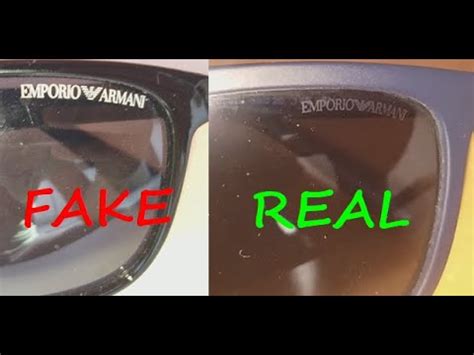 Emporio Armani Sunglasses real vs fake. How to spot  .